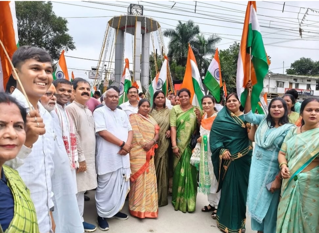 भाजपा की भव्य तिरंगा यात्रा संपन्न 🇮🇳