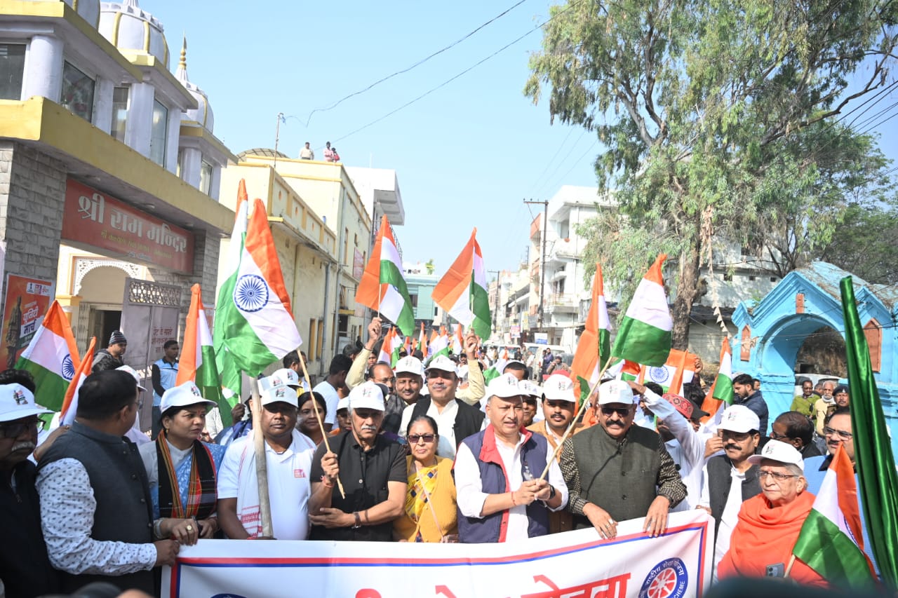 लौह पुरुष सरदार वल्लभभाई पटेल की 150वीं जयंती पर जिले में भव्य “यूनिटी मार्च“ का हुआ आयोजन